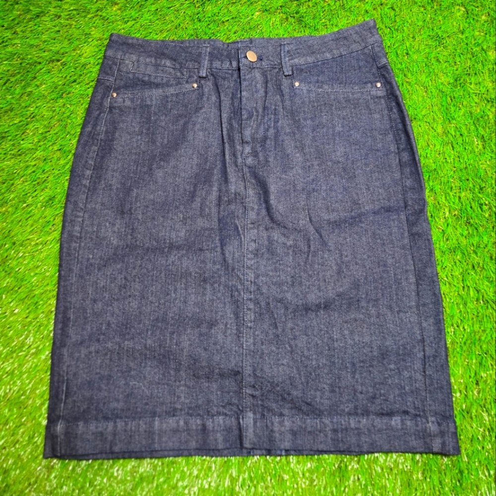Denim Pencil Skirt